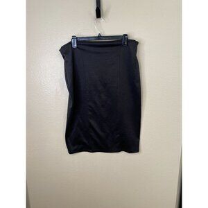 Celine By Champion Womens Black High-Waist Pencil Skirt 2XL Polyester Blend